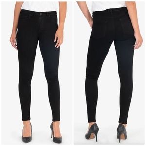 KUT From The Kloth Mia High Rise Skinny Jeans Black Size 2